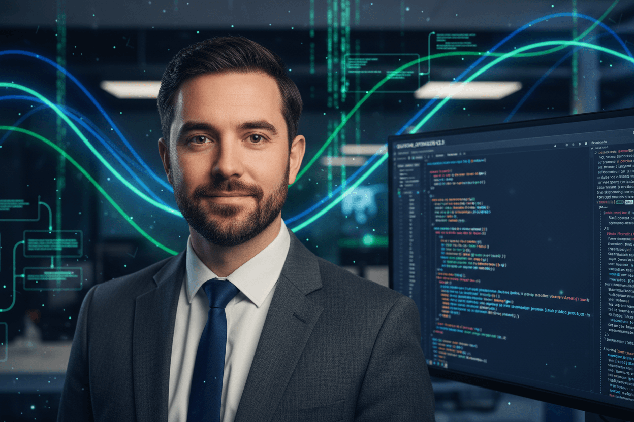 Adult learner running a one-person company