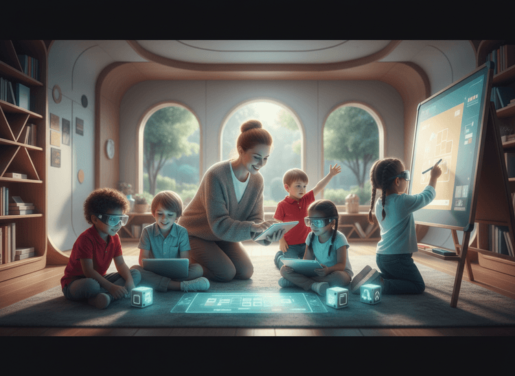 Teacher training session illustration
